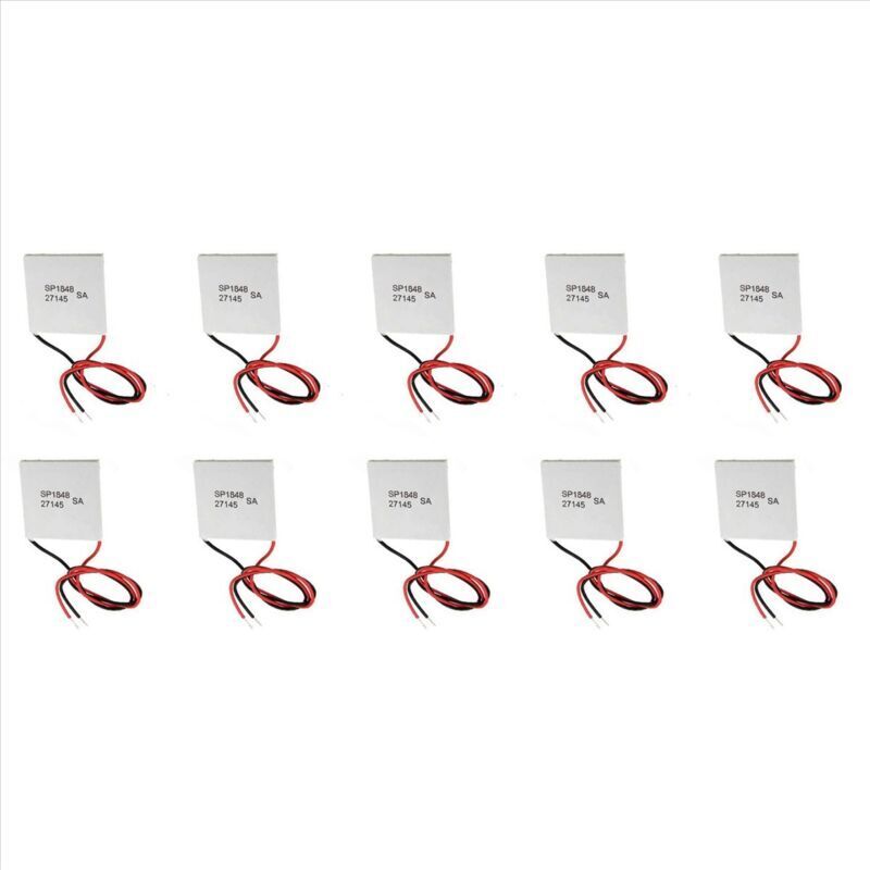 Thermoelektrischer Stromgenerator Sp1848-27145, 10 Stück, 40 X 40 Mm, Peltier-modul Teg