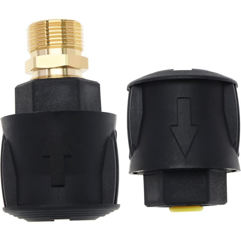 Zubehör Für Hochdruckreiniger, 1 Satz Schnelle Hochdruck-verbindungsstücke Als Ersatz, Kompatibel Mit Karcher K2-k7 Schnellkupplungsschläuchen, Hochdruckreiniger-schlauchadapter
