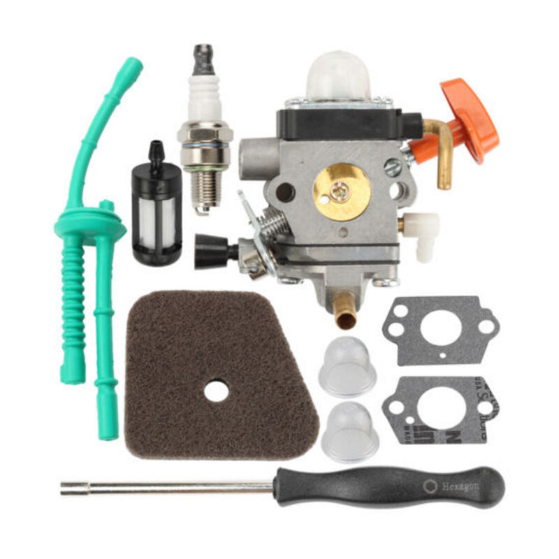 Vergaser Für Stihl Motorsense Fs90 Fs110 Ht101 Fs130 Fs100 Fs110r Km110r Km130 Hl100 Ht100 Fs100rx Fs130r Fs87 Fs100r Km90 Km90r Km100 Km110 Km130r Mit Zündkerze Usw.