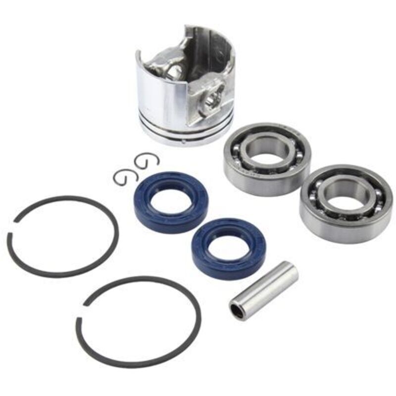 Eosnow – Kurbelwellendichtring-set 37 Mm – Kompatibel Mit Stihl 017 Ms170 – 1 Kolben, 2 Kolbenringe, 2 Kurbelwellenlager, 2 Dichtungen