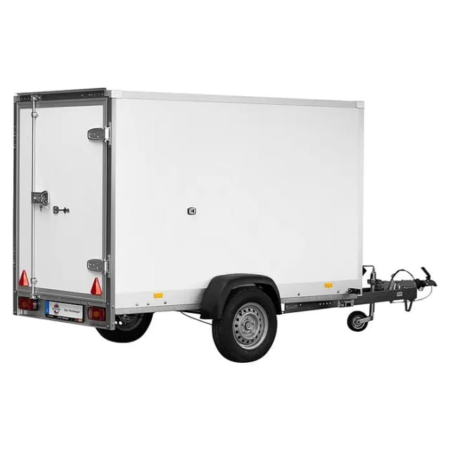 STEMA PKW-Anhänger P-Box 750, max. 357 kg, Tieflader Kofferanhänger, ungebremst