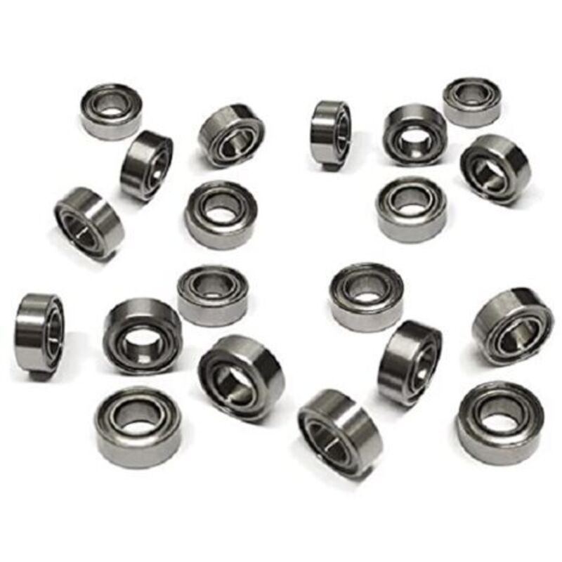 Satz Von 20 Mr84zz Stahlkugellagern, 4 Mm X 8 Mm X 3 Mm
