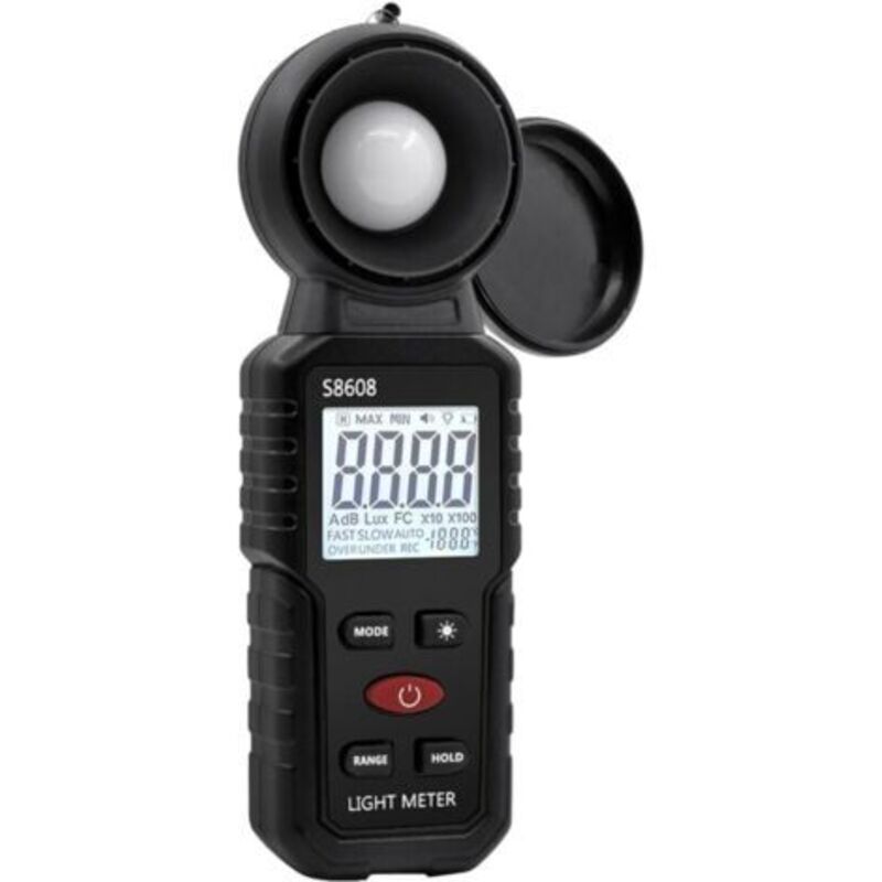 Digitaler Luxmeter, Lichtmessung Mit 0,1-200.000 Lux, Tragbarer Digitaler Umgebungs-belichtungsmesser Mit Reichweite Bis Zu 200.000 Lux Für Led-licht, Pflanzen, Von Debuns