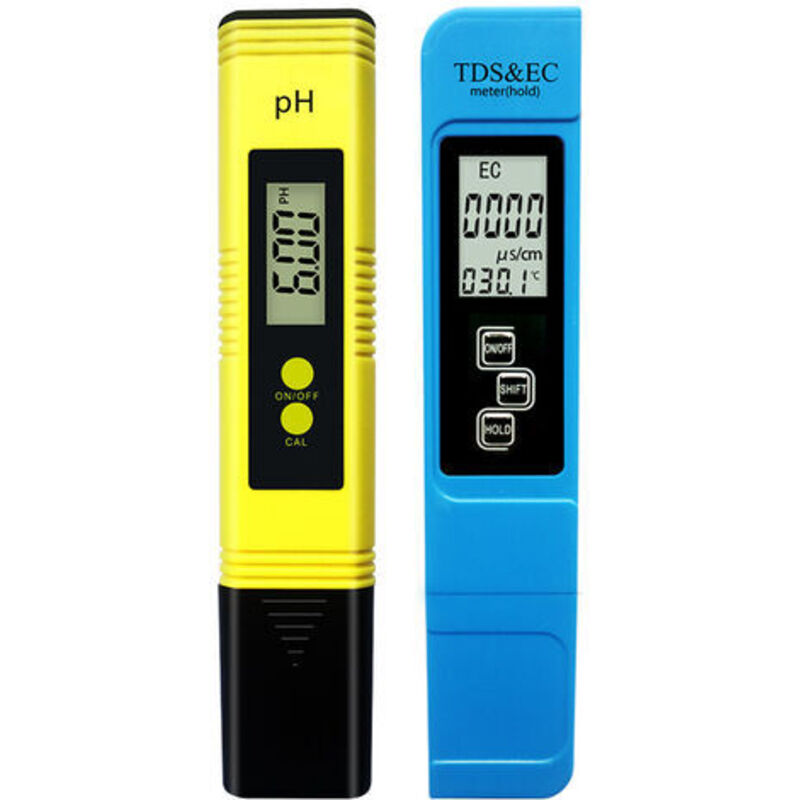 4-in-1 Wasserqualitätstester Tds Ph Ec Temperatur Digitales Messgerät Mit Lcd-bildschirm Testset Für Pool Und Aquarium