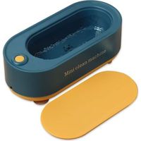 Nettoyeur À Ultrasons Ulisem, 350 Ml, Pour Lunettes, Bijoux, Montres, Bagues, Colliers, Rasoirs, Prothèses Dentaires (couleur : Bleu)
