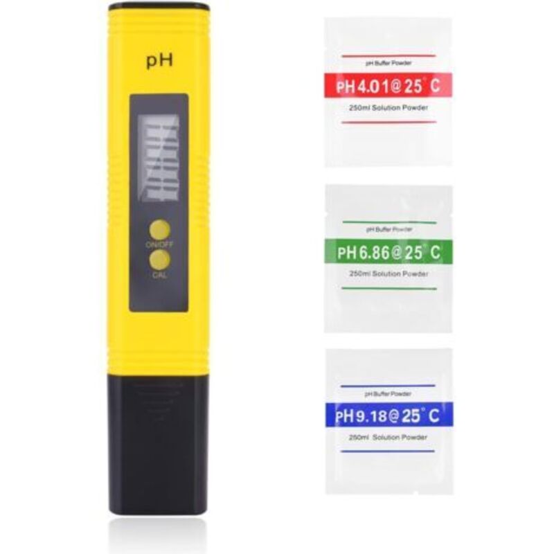 Digitales Ph-meter, Tragbarer Digitaler Ph-tester Mit 0,01 Ph Auflösung, Messbereich 0-14 Ph Mit Atc Für Trinkwasser, Aquarien, Hydroponik Und Schwimmbäder