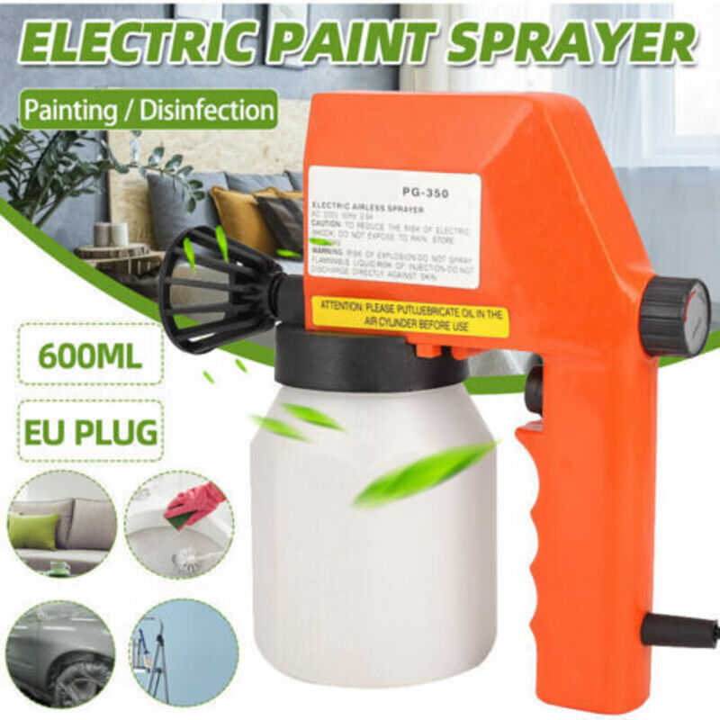 Elektrisches Sprühgerät Für Farbe – 600 Ml – Mini-elektrosprühgerät Für Den Haushalt – Sprühpistole Für Wandlack, Desinfektion Und Reinigung Coxolo