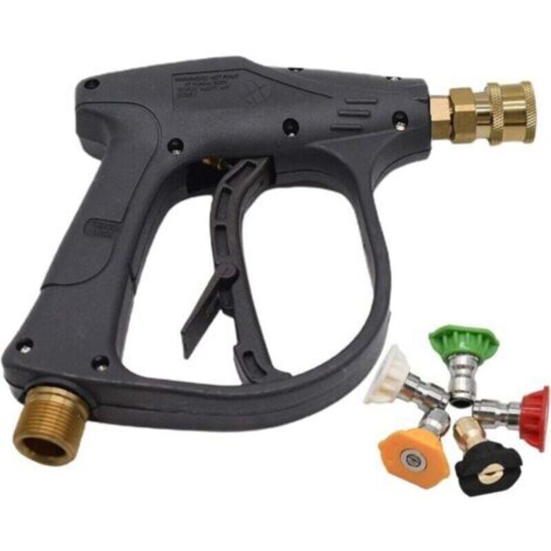 Hochdruckreiniger-pistole Mit 5 Sprühdüsen, 4000 Psi Schaum Mit Schnellanschluss 1/4", Strahl Mit M22-außengewinde Für Autowäsche
