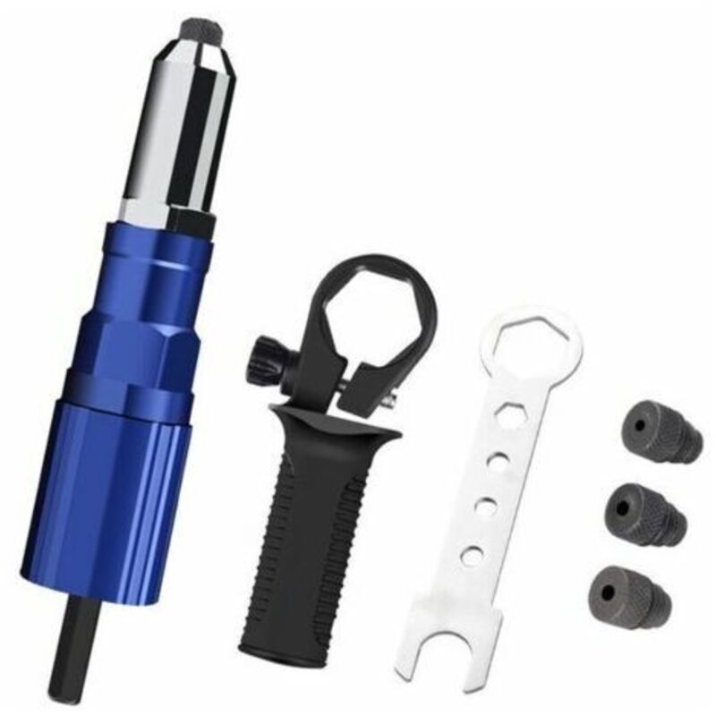 Elektrische Nietpistole 2,4–4,8 Mm, Nietenmutter-pistole, Bohradapter, Nietwerkzeug, Zugnietwerkzeug