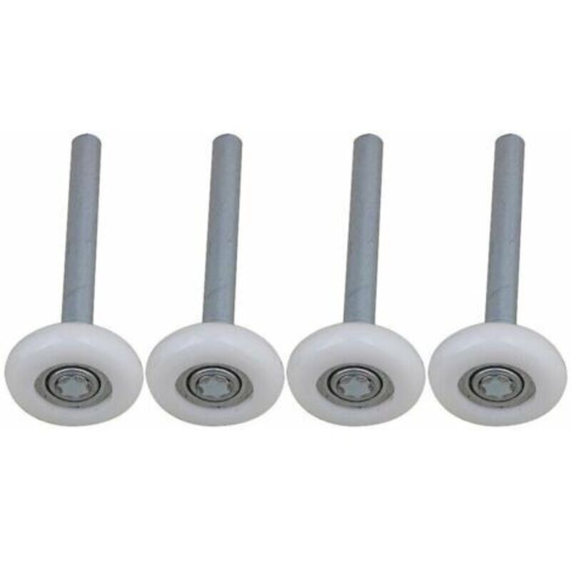 4er-set Nylon-garagentorrollen – Versiegelte Kugellager – Maße 11,5 X 4,5 Cm – Geräuschreduzierung Bis -45 °c