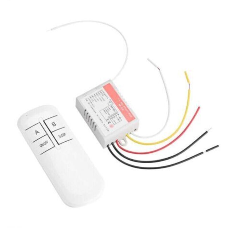 Tonysa 220v Licht Lampe Controller Empfänger Sender Funkfernbedienung Schalter System 2 Kanäle