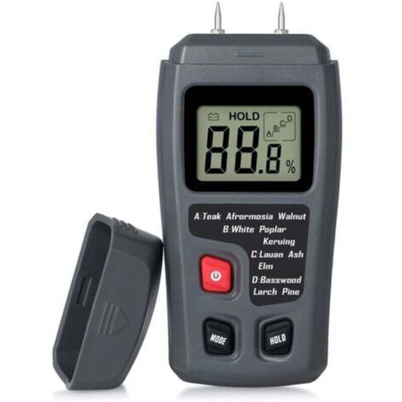 Tragbarer Holzfeuchtemesser - Lcd - Für Holzfeuchtigkeitsdetektor - Zur Messung Der Feuchtigkeit Von Brennholzpapier