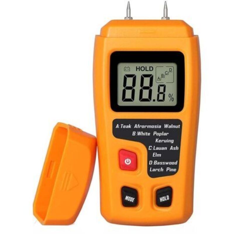 Tragbarer Holzfeuchtemessgerät, Lcd-feuchtigkeitsmesser Zur Messung Der Feuchtigkeit Von Holz, Brennholz Und Papier