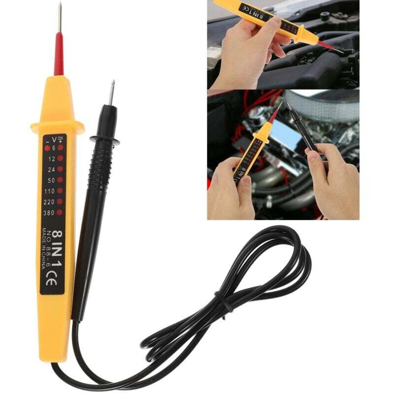 8-in-1 Elektrischer Stromkreisprüfer Multifunktions-spannungstester Stift Kontinuitätsdetektor 6 V-380 V Für Spannung Voltmeter Für Stromkreis Spannungsprüfer
