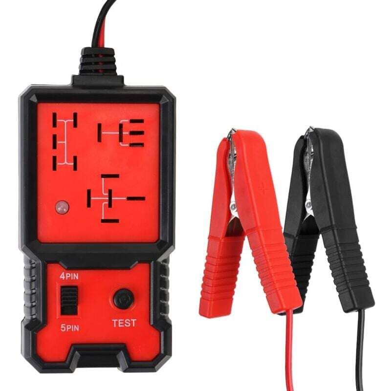 12v Auto-relais-tester – Elektronischer Prüfer Mit Klemmen – Kompaktes Diagnosewerkzeug Für Autobatterien