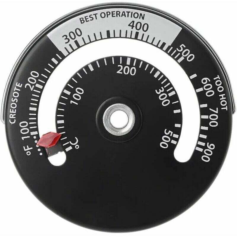 Magnetischer Pfannenthermometer, Kaminthermometer Für Temperaturmessung Am Runden Holz-kaminrohr Oder Ofen