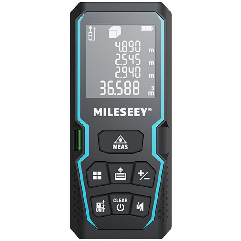 Digitaler Laser-entfernungsmesser 50 M – Genauigkeit ± 2 Mm – Lcd-hintergrundbeleuchtung – Ip54 Wasser- Und Staubdicht – Flächen- Und Volumenmessung - 165 Ft