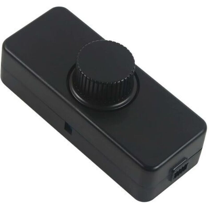 3-100w Led-hinterkanten-dimmer (drehdimmer), Geeignet Für Dimmbare Leds, Glühlampen Und Halogenlampen, 220-240v, Ce-zertifizierter Steckschalter, Schwarz
