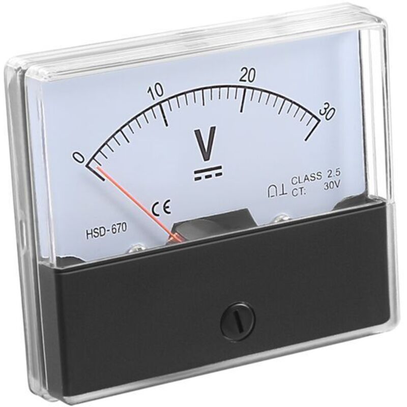 -670 Genauigkeit Dc 30v Analoges Panel-messgerät Voltmeter