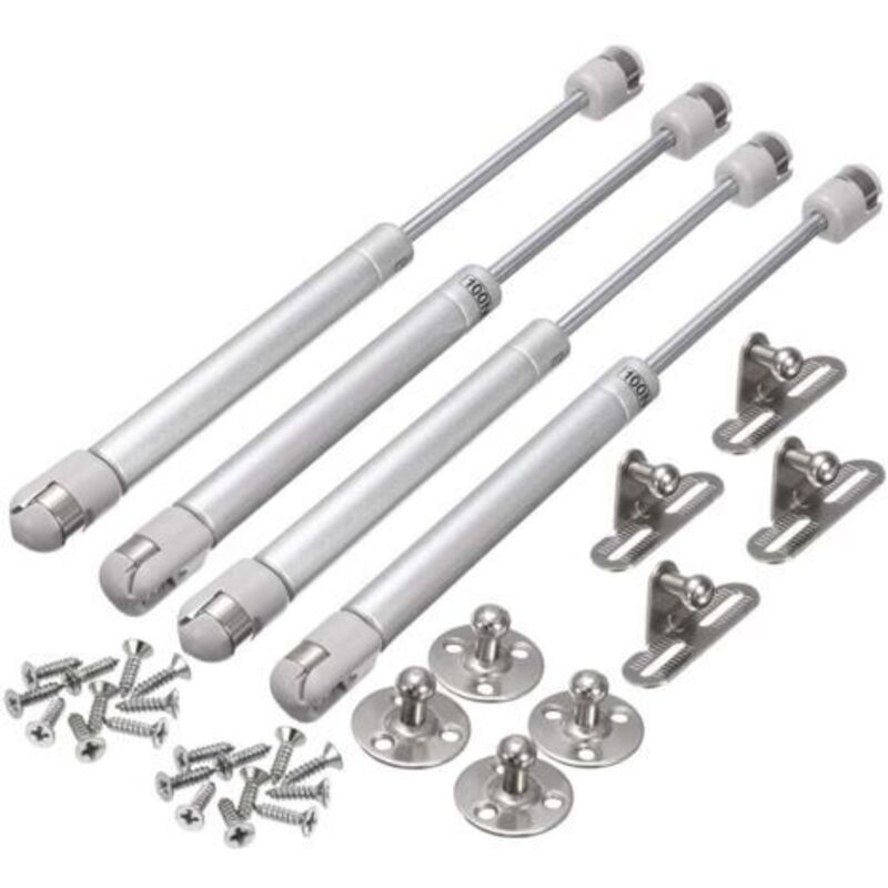 Gasdruckfeder 100n, 4 Stück Hydraulische Dämpfer Für Möbel, Tür- Und Schrankheber