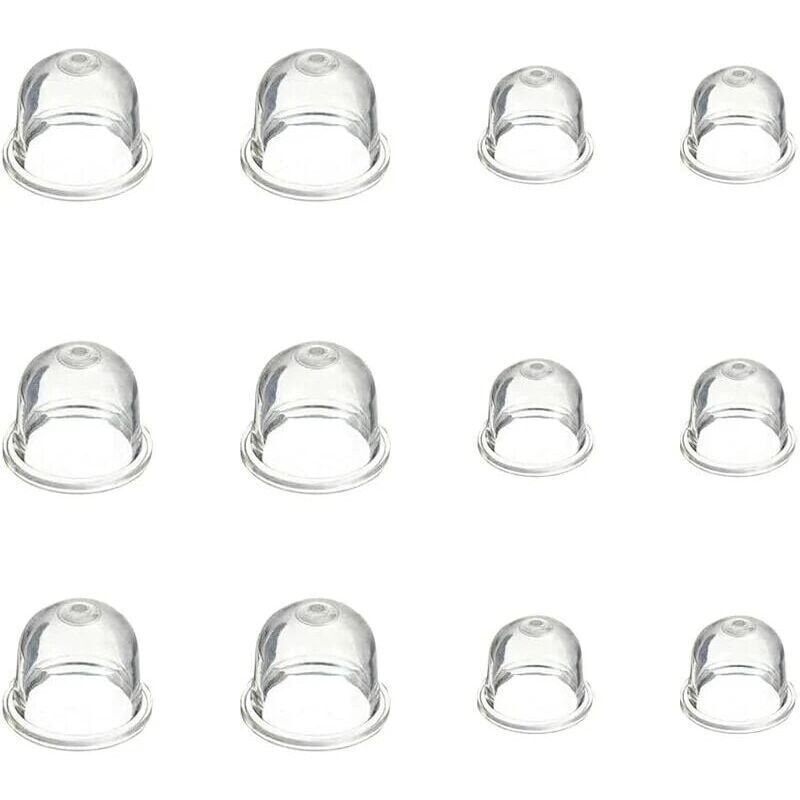 12 Stück Vergaser-ansaugpumpe Glühbirne - 19 Mm Und 22 Mm - Ansaugpumpenbirne - Vergaserzubehör Für Rasentrimmer, Kettensäge, Laubbläser Und Rasenmäher