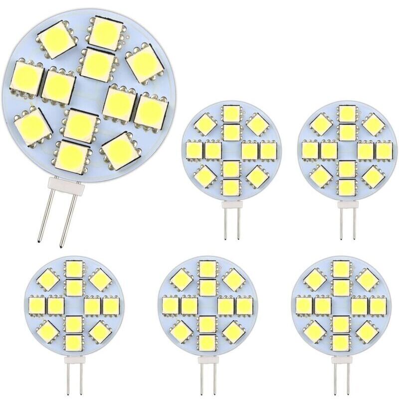 10er Pack Led-g4-lampen, Dc 12v, Nicht Dimmbar, Weiß, Ersatz Für 20w-halogenlampen, Für Küche, Wohnmobil, Rv, Anhänger, Boot