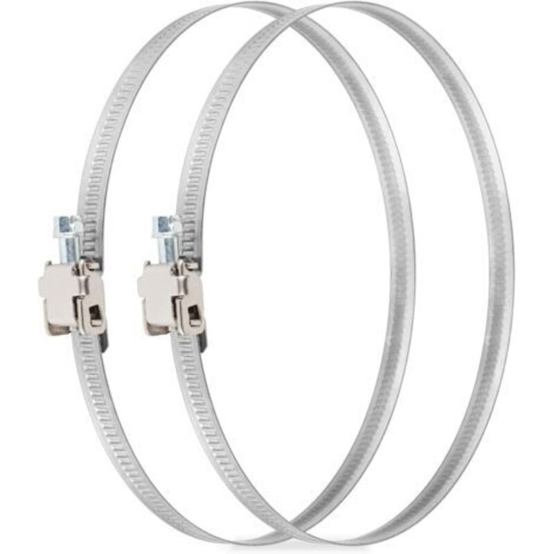 Professionelle Schellen-sets, 2er-pack Edelstahl-rohrschellen 150mm Mit Madenschraube, Schlauchklemmen Für Rohre