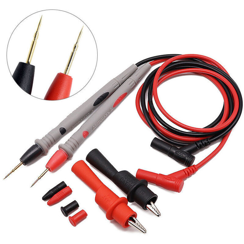 2 Stück Digitalmultimeter Prüfleitung Testkabel 1000v 20a