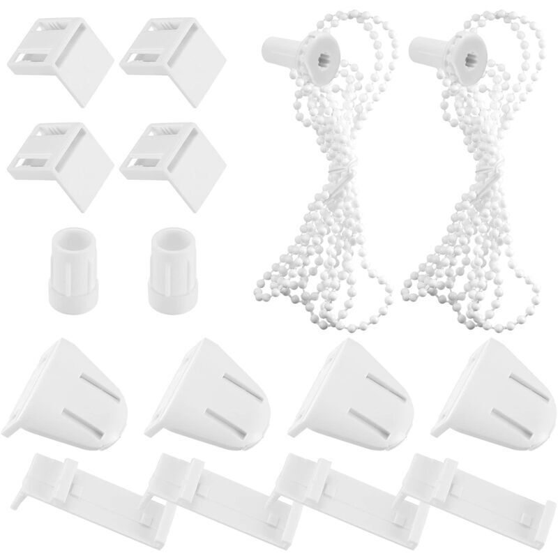 2 Sets Befestigung Für Rollläden, Rollenladen-verbindung, 17 Mm Ersatzteile Kupplung Kette Zubehör Für Rollläden, Fenster-rollladen Kettenhalter