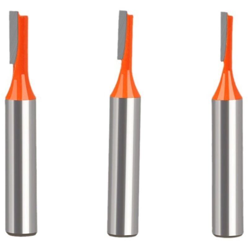 3 Stück 8 Mm Metrischer Gerader Fräser, Einflügeliger Routerfräser Für Holz