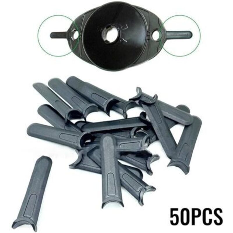 Satz Von 50 Kunststoff-klingen Für Rasenmäher Flymo Hover Vac/micro Lite/minimo/mow N Vac