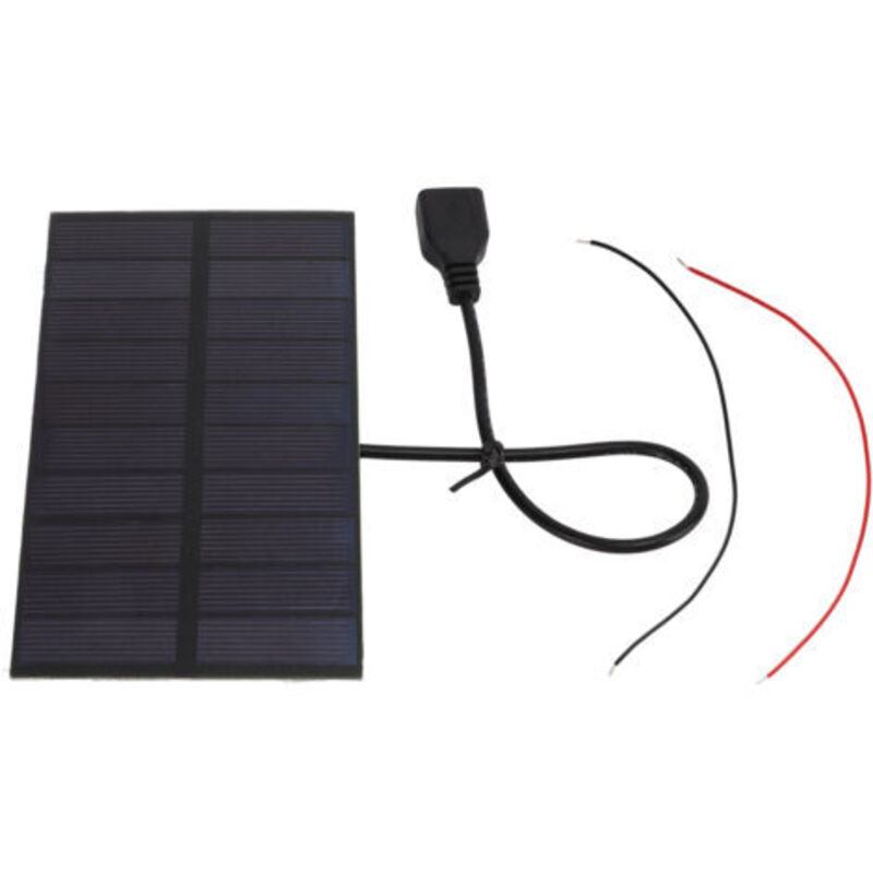 Diy-solarpaneele Aus Monokristallinem Silizium, 1,5 W, 5 V, Mit Usb-anschluss, Flexibles Mini-solarpanel