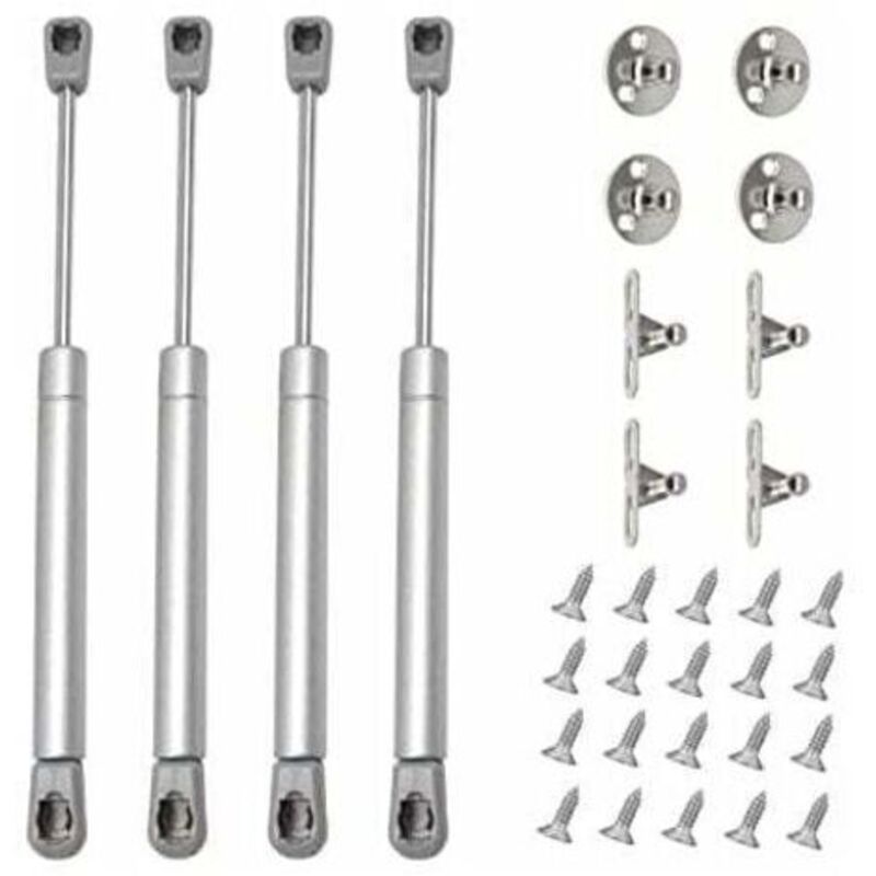 4er-pack Gasdruckfeder 60n Hydraulikdämpfer Möbeldämpfer Schranktürdämpfer Für Schränke, Regale Und Möbel (4 Stück, 60n)
