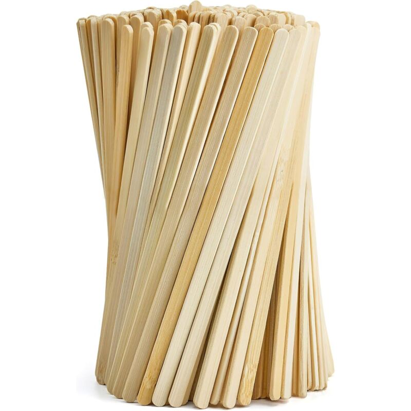 Satz Von 100 Holzrührstäbchen Zum Umrühren Von Kaffee, Tee, Milch Und Fruchtsaft