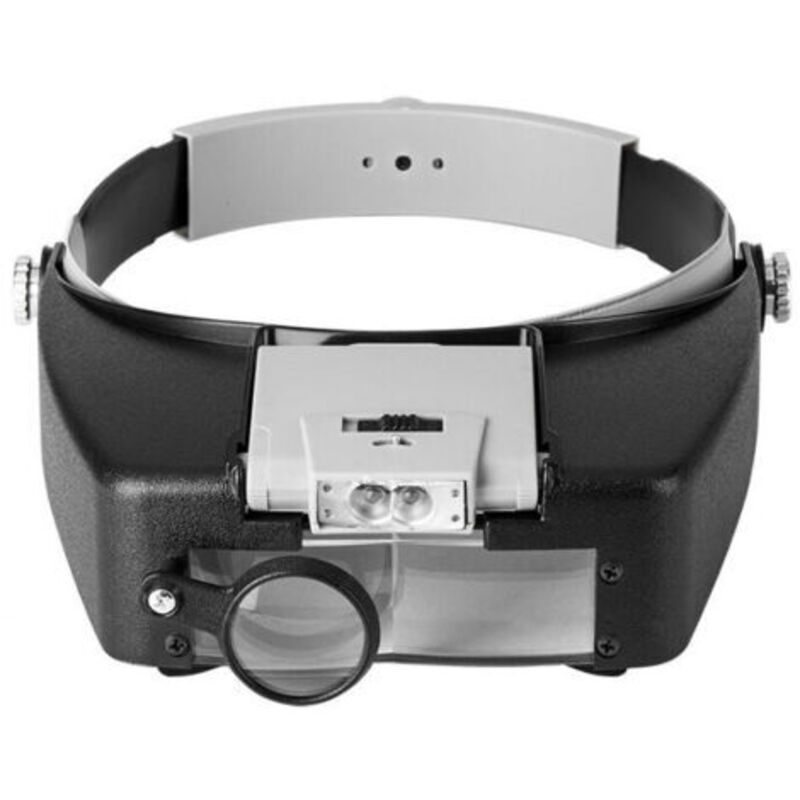 Handsfree Uhrmacher-lupe - Lupe Mit Licht - Lupenbrille Mit Led-beleuchtung - Für Uhrmacher - Juweliere - Lesen