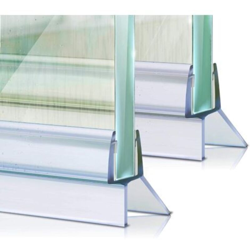 Duschdichtungsleiste 3m – Wasserabweiser 16mm – Abdichtung Für Glastüren 6-8mm – Schnelle Und Einfache Installation