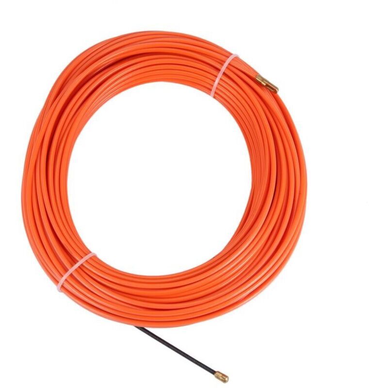 4 Mm Orangefarbene Nylon-kabelzugführung, 30 Meter, Für Elektrokabel, Kabelzieher, Spiralen, Angelschnur