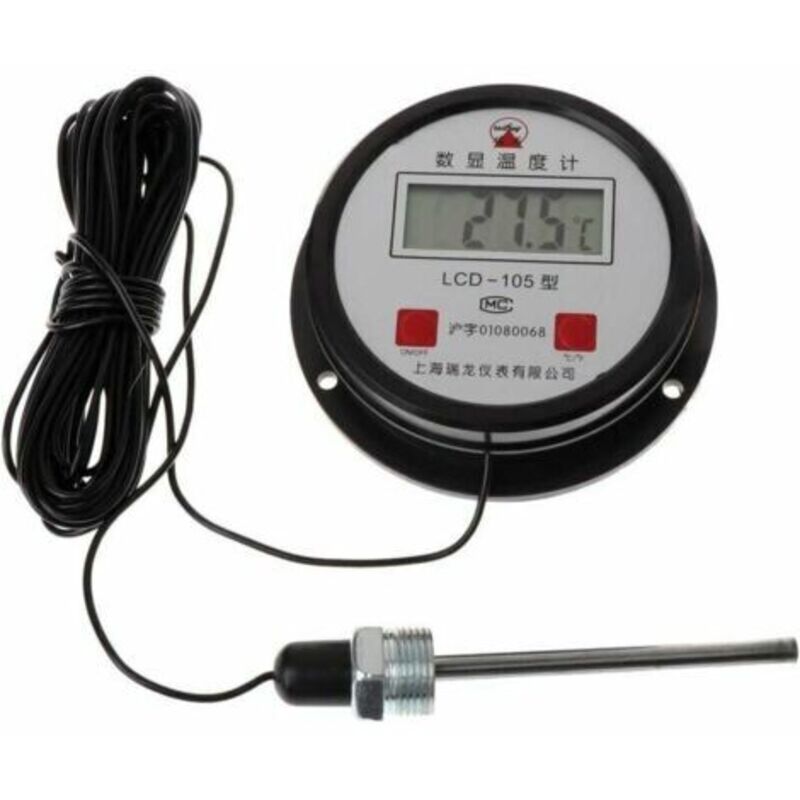 Industrieller Digitaler Hochtemperatur-thermometer Mit 10 Meter Langer Sonde.