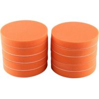 Polierschwamm Für Autos, 10 Stück/set 6 (150 Mm) Polierschwamm Polierwachspad-kit Werkzeug Für Autopolierer Orange Polierpad