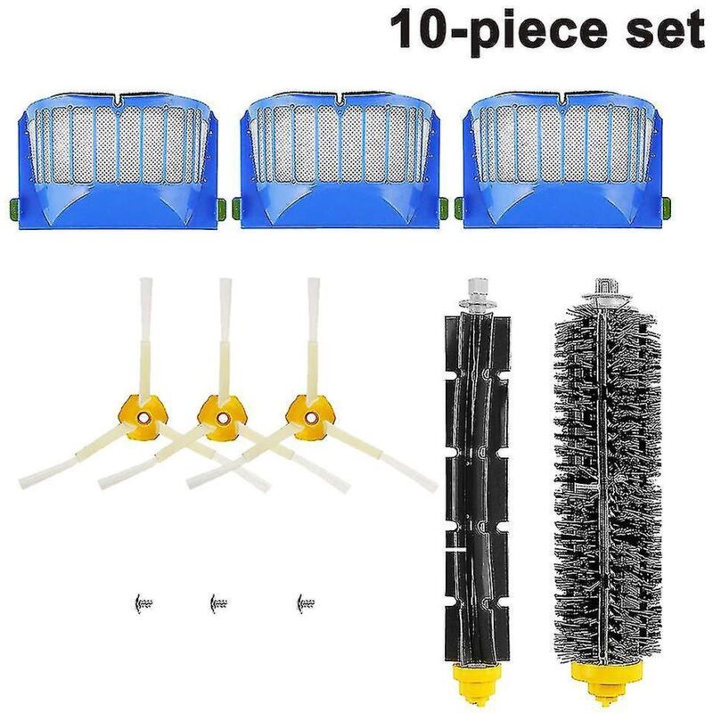 Zubehör Für Saugroboter Der Serie 600/610/620/630/645/650/655/660/680, Ersatzteil-kit, Nachfüllset, Seitenbürste Und Filter