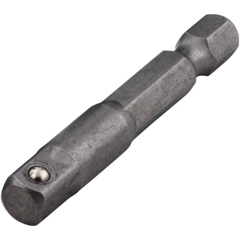 Adapter Von Sechskant Auf Vierkant-steckschlüssel, Stecknuss Mit 6 Mm (1/4") Anschluss, Grün, 50 Mm