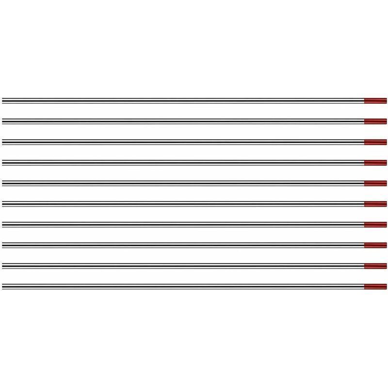 Wt20 Wolframelektroden Tig 1,6mm 150mm – 10er-pack – Für Das Schweißen Von Stahl Und Legierungen – Hervorragende Lichtbogenstabilität