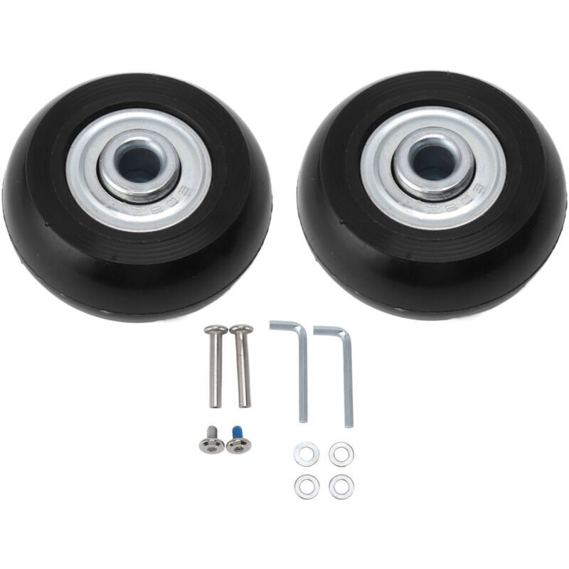 Reparatursets Für Rollenlager, Ersatzräder Für Koffer, 2 Stück Aus Verschleißfestem Pu-gummi, Langlebig, Einfach Zu Installieren Mit Zubehör Für