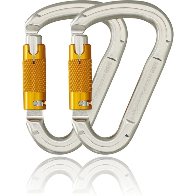 Karabinerhaken Für Wandern, Automatischer Verschluss-karabiner Aus Aluminium, Robuste Karabinerhaken Für Wandern Und Abseilen