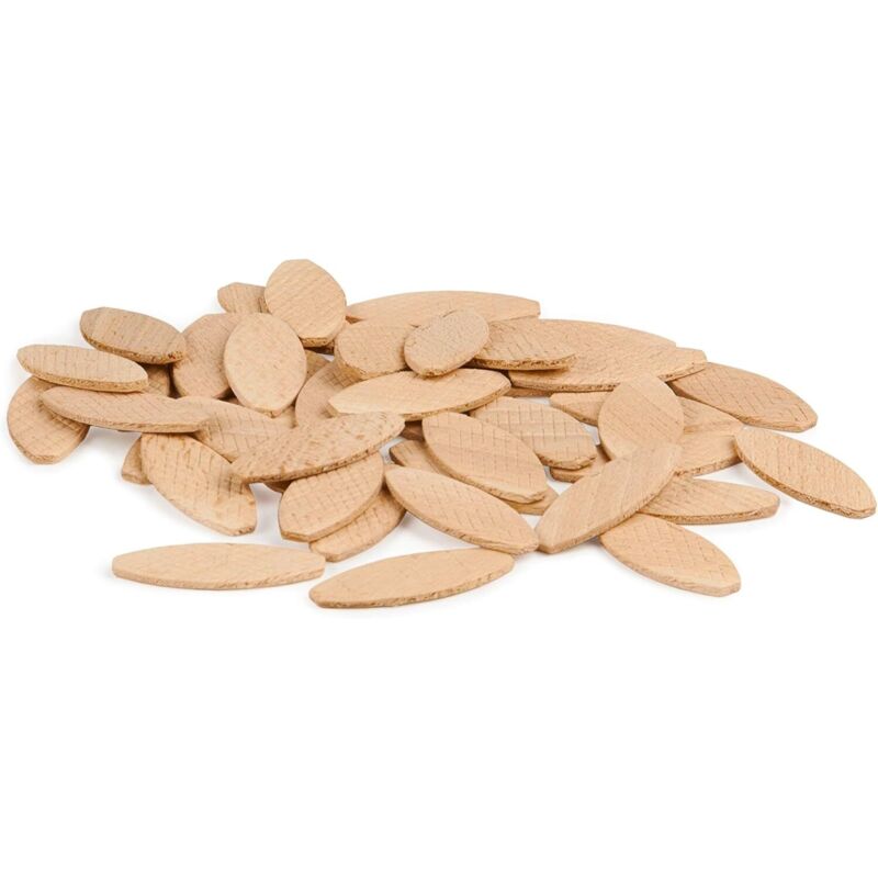 Lamello-verbindungsdübel, 100 Stück, Flache Holzdübel Aus Buchenholz. Ideal Für Fräsmaschinen/biskuitfräsen (47 X 15 X 4 Mm)