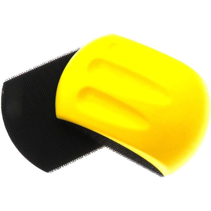 2er-set 5-zoll-handschleifblöcke, Handschleifblock, Schleifpad Mit Klettverschluss, Manueller Schleifblock Für Möbelrestauration
