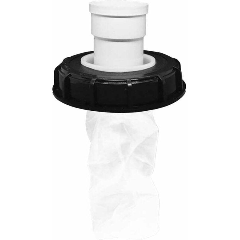 Ibc-deckelfilter, Waschbarer Ibc-tankverschluss Aus Nylon Mit Deckel, Ibc-tankzubehör Mit Siebfilter Für 165 Mm Regenwassertank (165 Mm Gerader Kopf)