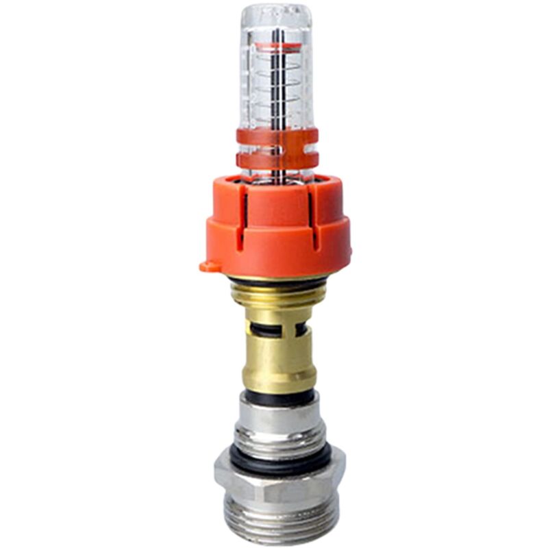 Flussmesser Für Fußbodenheizung – Temperatur- Und Durchflussregelung – G1/2-gewinde – Adapter Von G1/2 Auf G3/4 Aus Messing Und Edelstahl