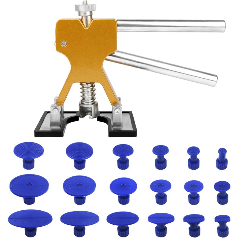Kit Di Riparazione Senza Vernice – 18 Ventose In Gomma – Riparazione Carrozzeria Auto, Moto, Frigorifero – Strumento Ergonomico
