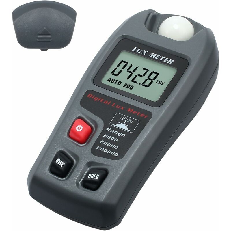 Digitales Luxmeter 20.000 Fc/200.000 Lux, Tragbares Digitales Luxmeter, Digitales Fotometer, Lcd-anzeige Für Beleuchtungsstärke, Digitaler Luminometer, Lichttester Für Schule, Zuhause, Industrie, Lage